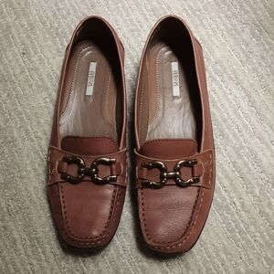 Geox leather loafers